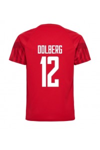 Danmark Kasper Dolberg #12 Fotballdrakt Hjemme Klær VM 2022 Korte ermer